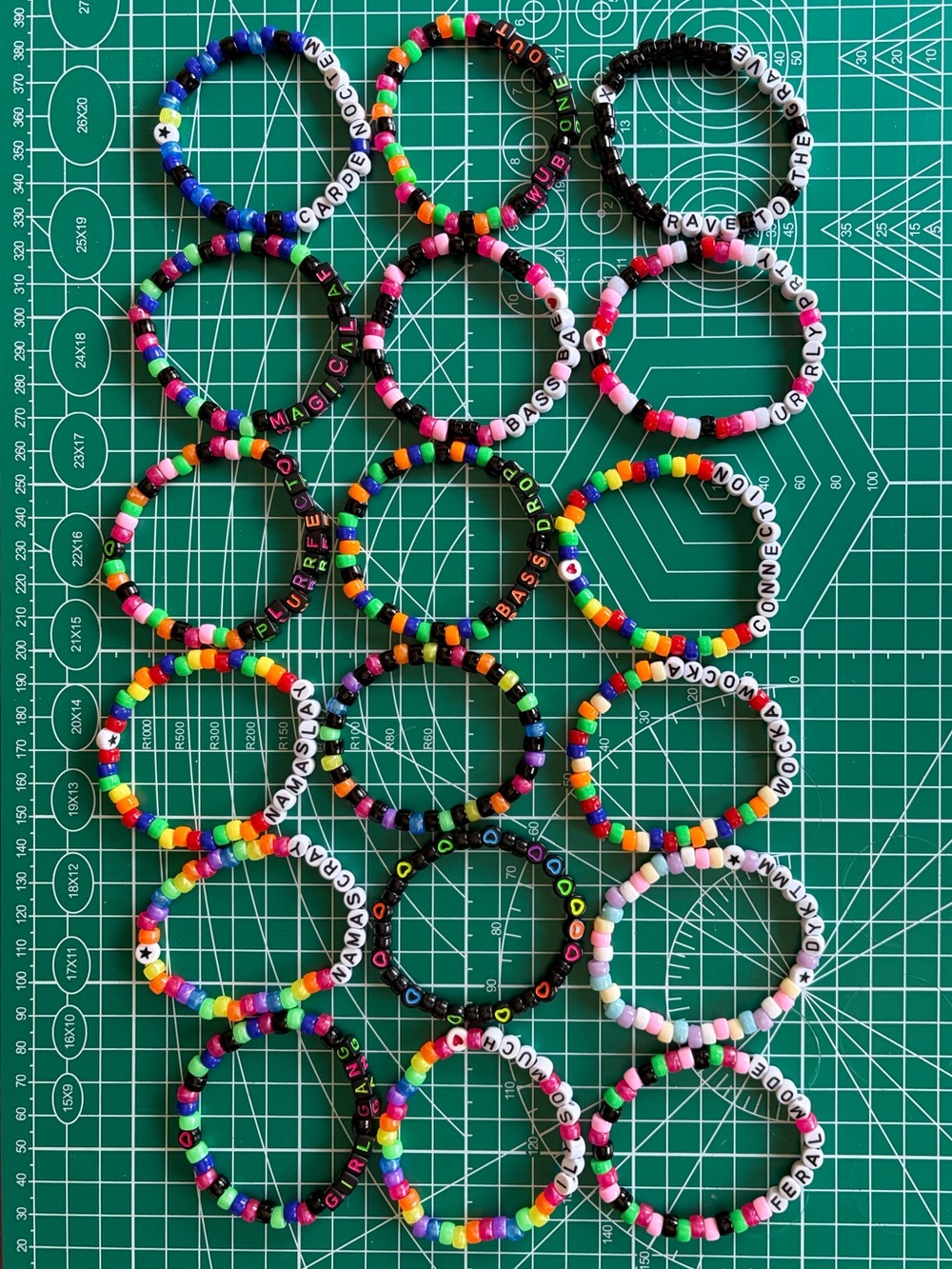 Kandi | Raver | Festival Bracelets (18 Count)